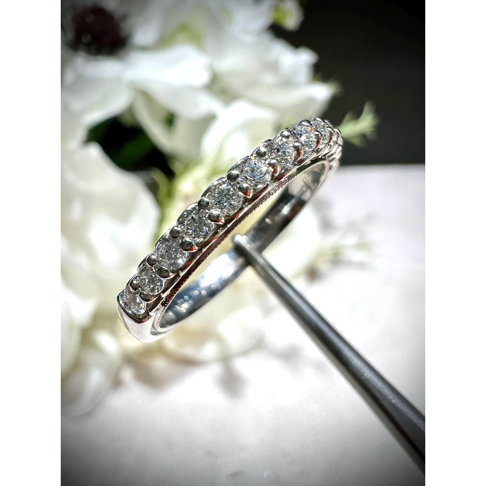 14K Diamond Band / 14K Diamond Wedding Band / Verragio Diamond Band / Diamond 0.40CT Wedding Band / Verragio Renaissance Diamond Ring