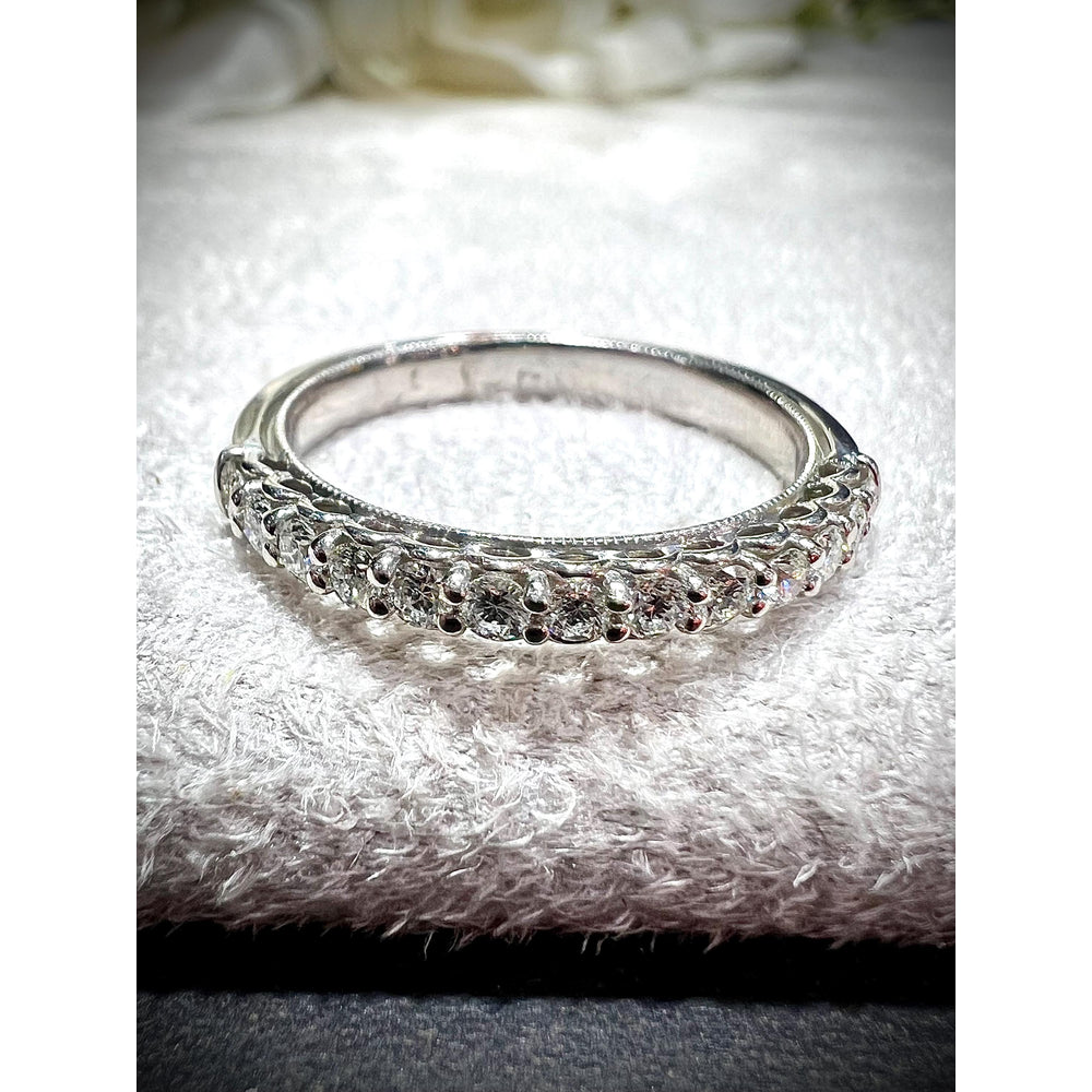 14K Diamond Band / 14K Diamond Wedding Band / Verragio Diamond Band / Diamond 0.40CT Wedding Band / Verragio Renaissance Diamond Ring