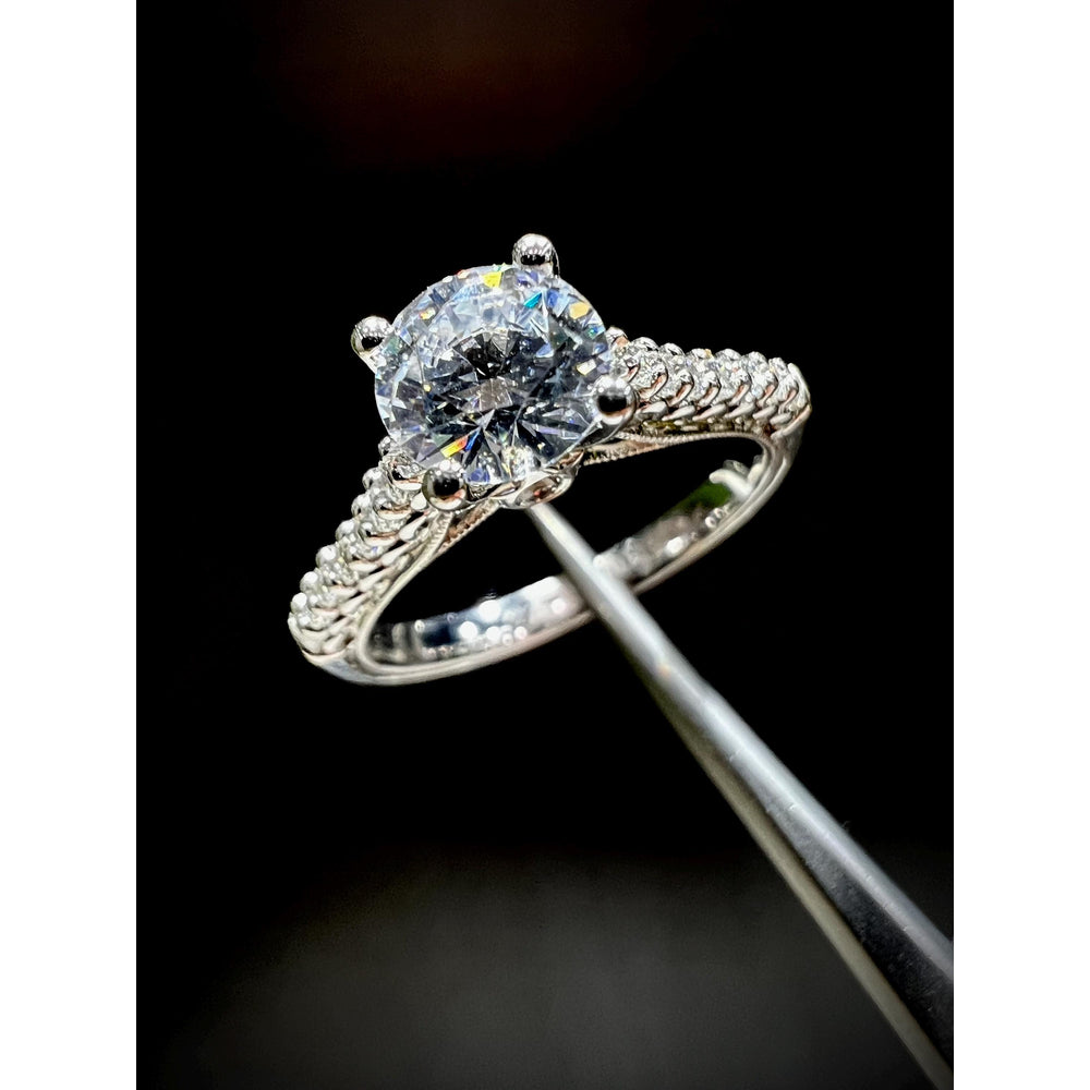 14K Diamond Engagement Ring / Verragio Engagement Ring / Verragio DISCOUNT Engagement Ring / Lab Grown Certified Diamond Engagement Ring