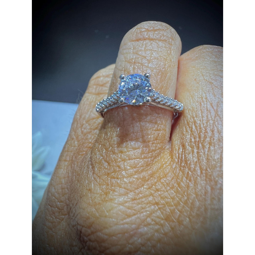 14K Diamond Engagement Ring / Verragio Engagement Ring / Verragio DISCOUNT Engagement Ring / Lab Grown Certified Diamond Engagement Ring