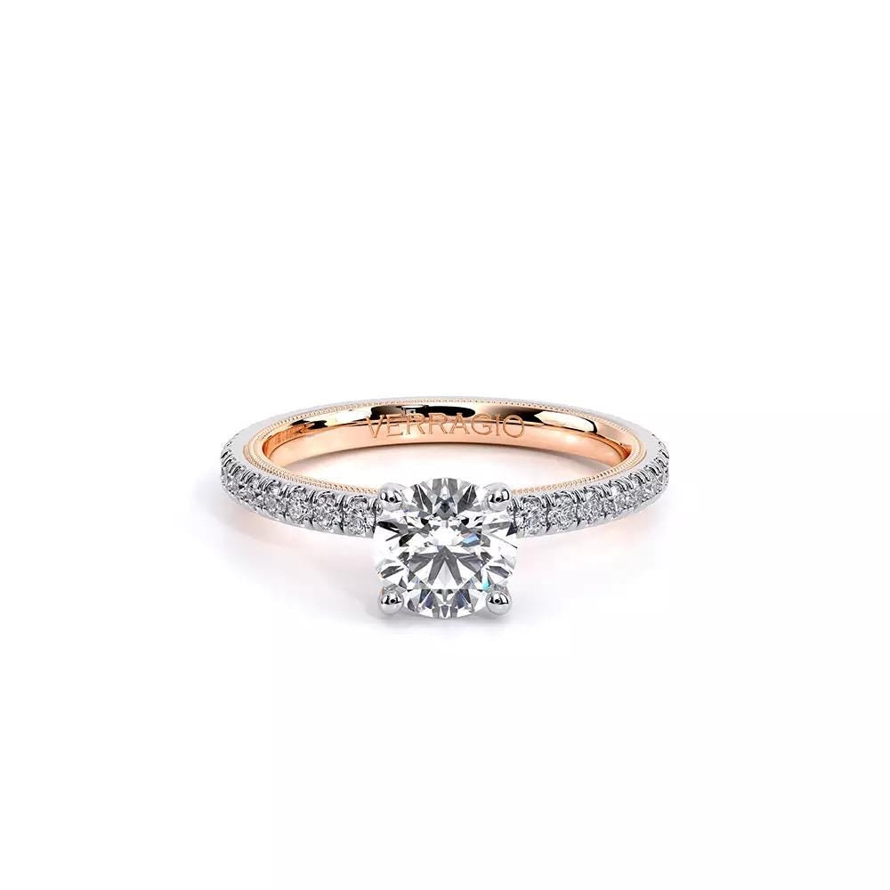 14K Diamond Engagement Ring / DISCOUNT Verragio Ring / 14K 1 Carat Diamond Engagement Ring / Lab Grown Certified Diamond Engagement Ring