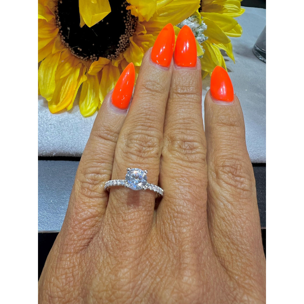 14K Diamond Engagement Ring / DISCOUNT Verragio Ring / 14K 1 Carat Diamond Engagement Ring / Lab Grown Certified Diamond Engagement Ring
