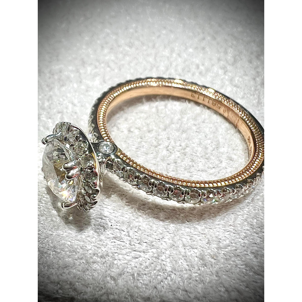 14K Diamond Engagement Ring / DISCOUNT Verragio Ring / Verragio Tradition Engagement Ring / Lab Grown Certified Diamond Engagement Ring