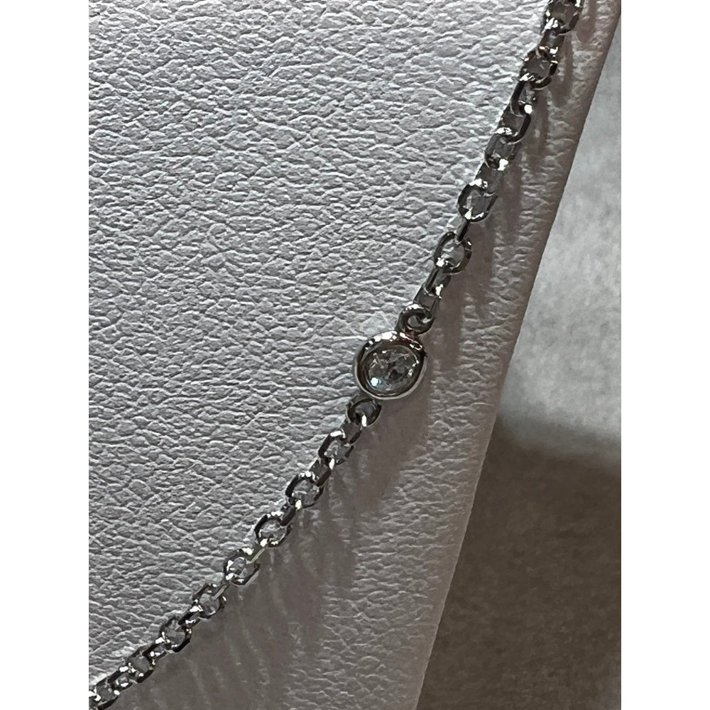 14K 1/4 Carat Diamond by the Yard Necklace / Diamond Layering Necklace / 14K Gold Diamond Necklace / Natural Mined Diamond Necklace