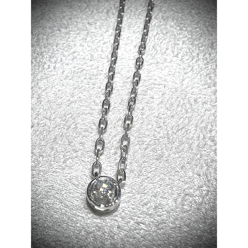 Multi-Shape Diamond Solitaire Necklaces/ Diamond Solitaire Necklaces / Round Diamond Necklace / Diamond Heart Necklace / Diamond Pendants