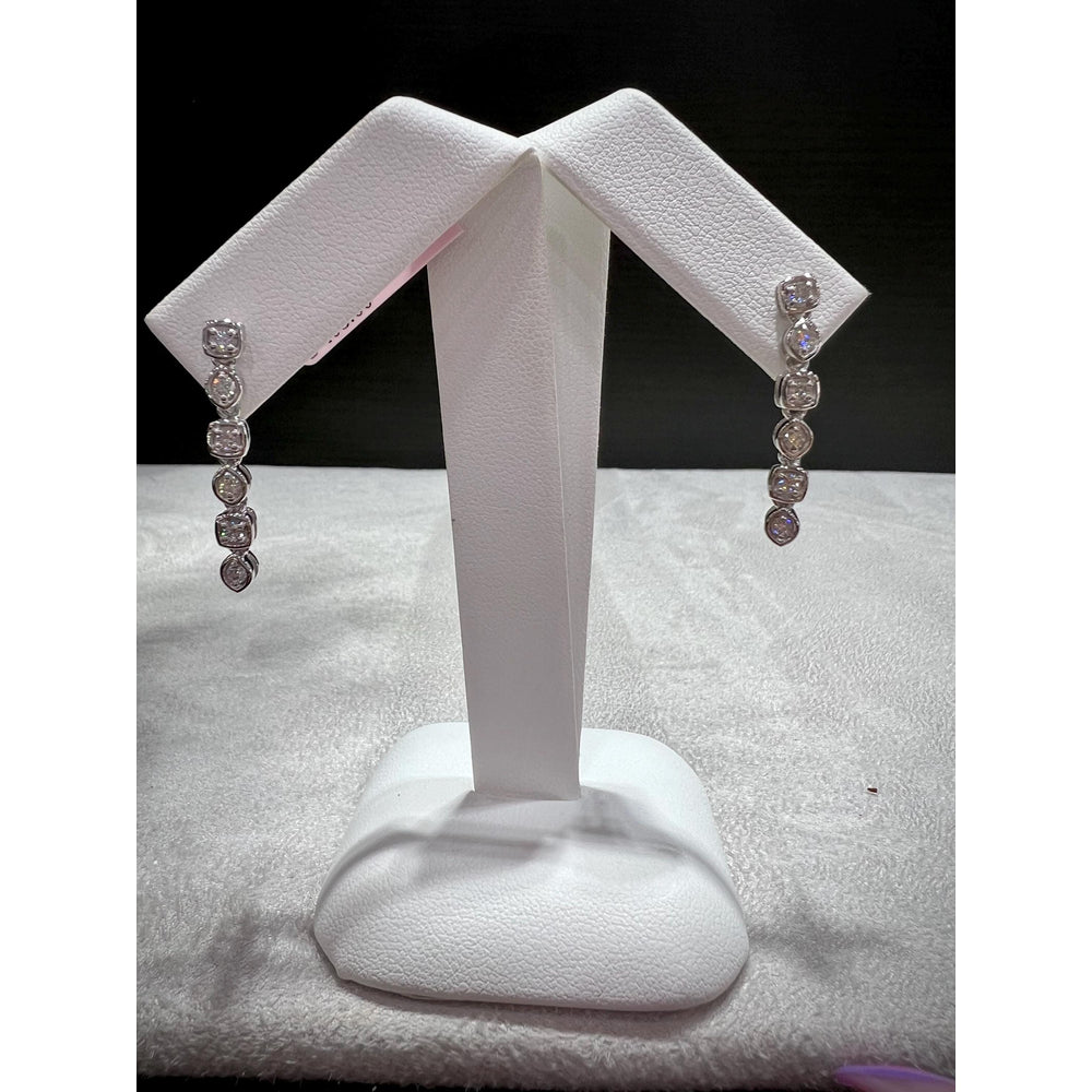 Diamond Dangle Earrings/ 1/2 Carat Diamond Earrings/ 1/2 Carat Diamond Dangle Earrings/ Diamond Earrings/ Dangle Earrings