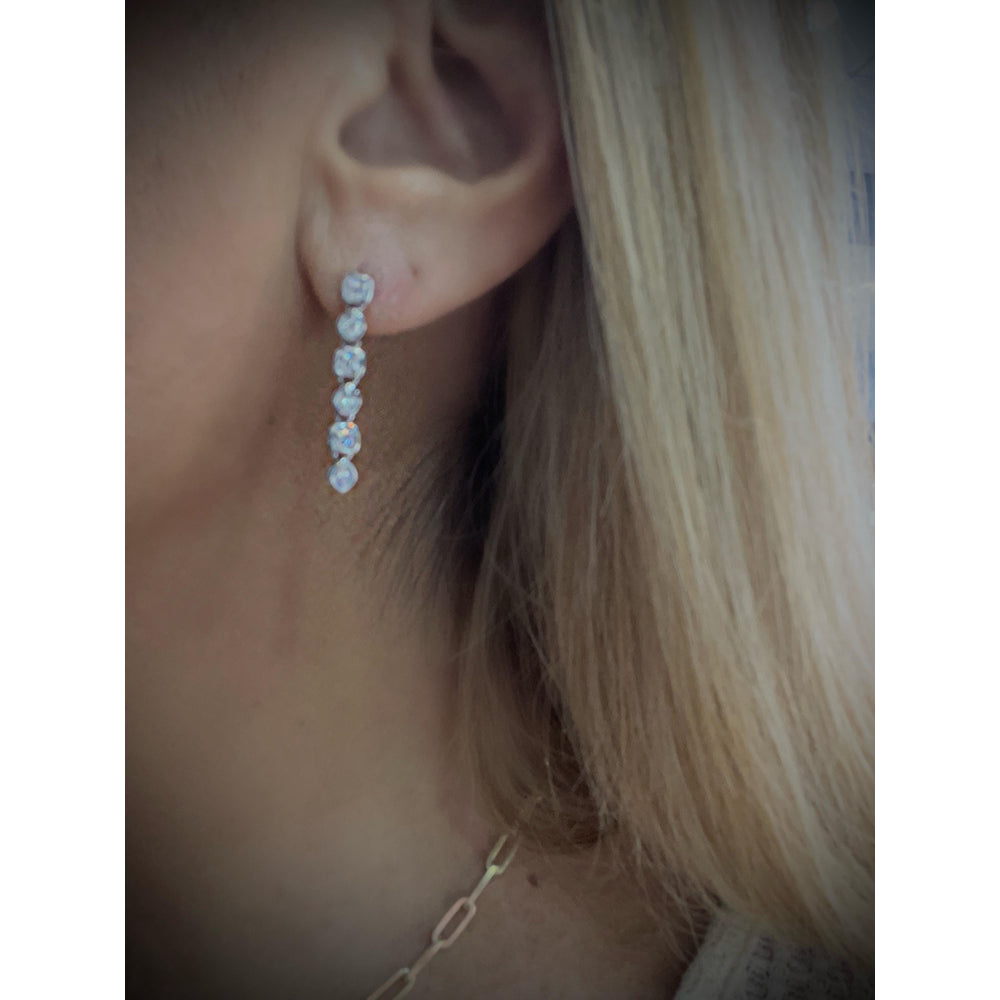 Diamond Dangle Earrings/ 1/2 Carat Diamond Earrings/ 1/2 Carat Diamond Dangle Earrings/ Diamond Earrings/ Dangle Earrings
