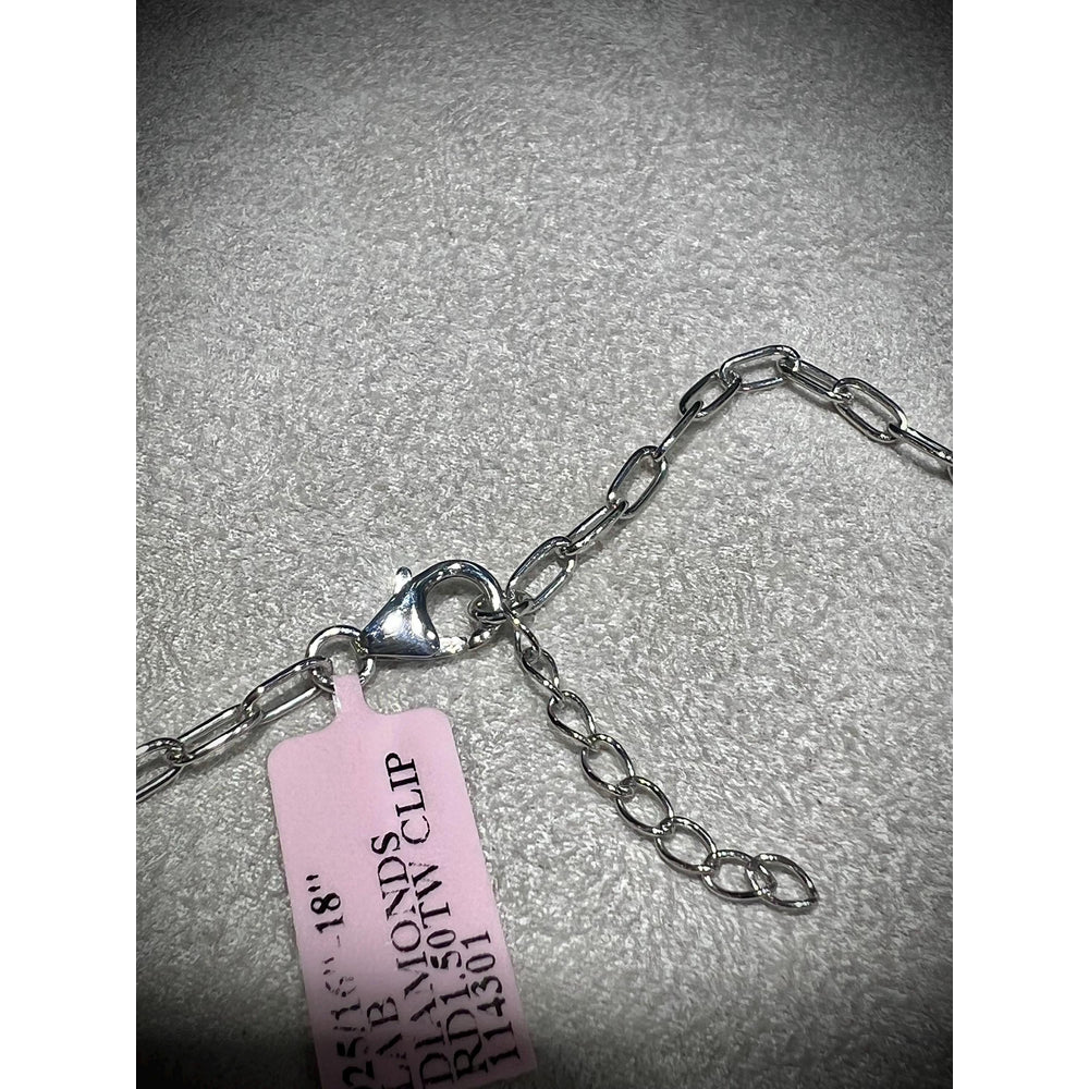 Diamond Bar Necklace / Diamond Bar 1.50 Carat Necklace/ Diamond 1.50ct Necklace / Pavè Diamond Bar Necklace