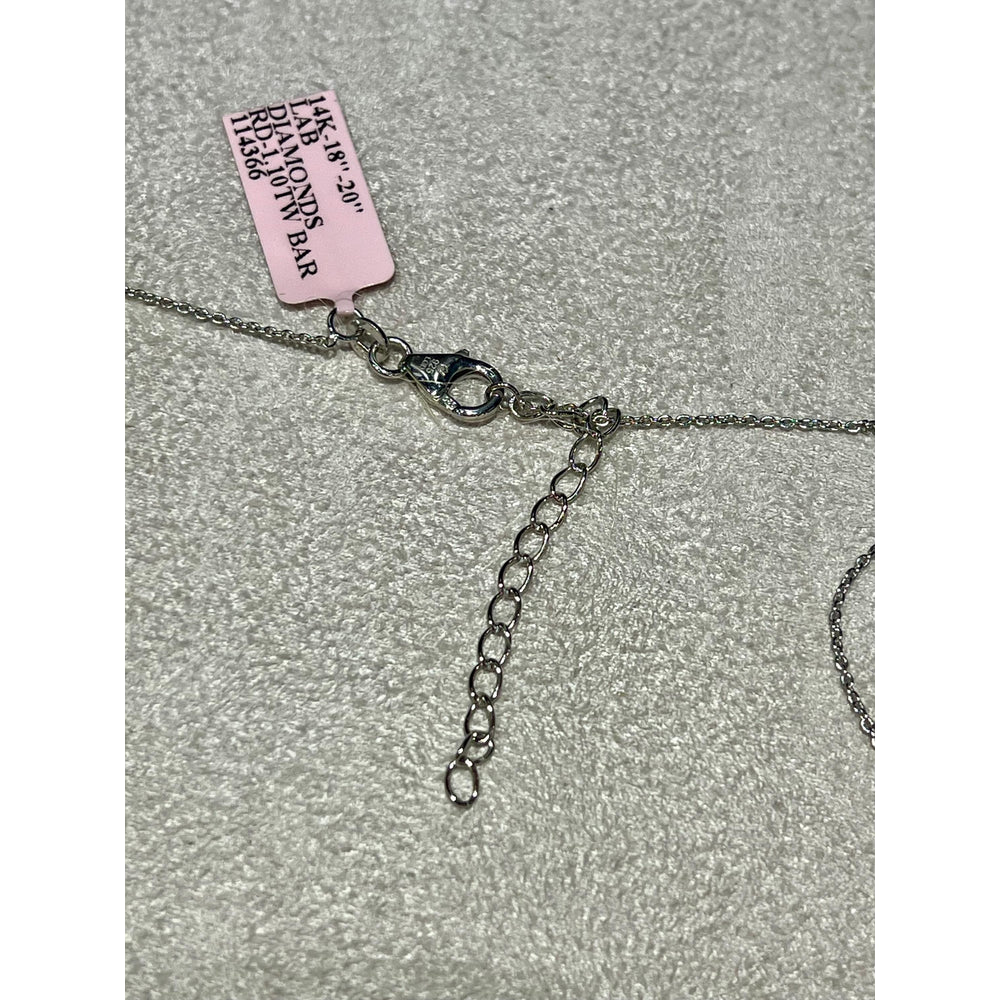 Diamond Bar Necklace / Diamond Necklace / Diamond 1.10 Carat Necklace / Diamond Bar / Diamond Pendant