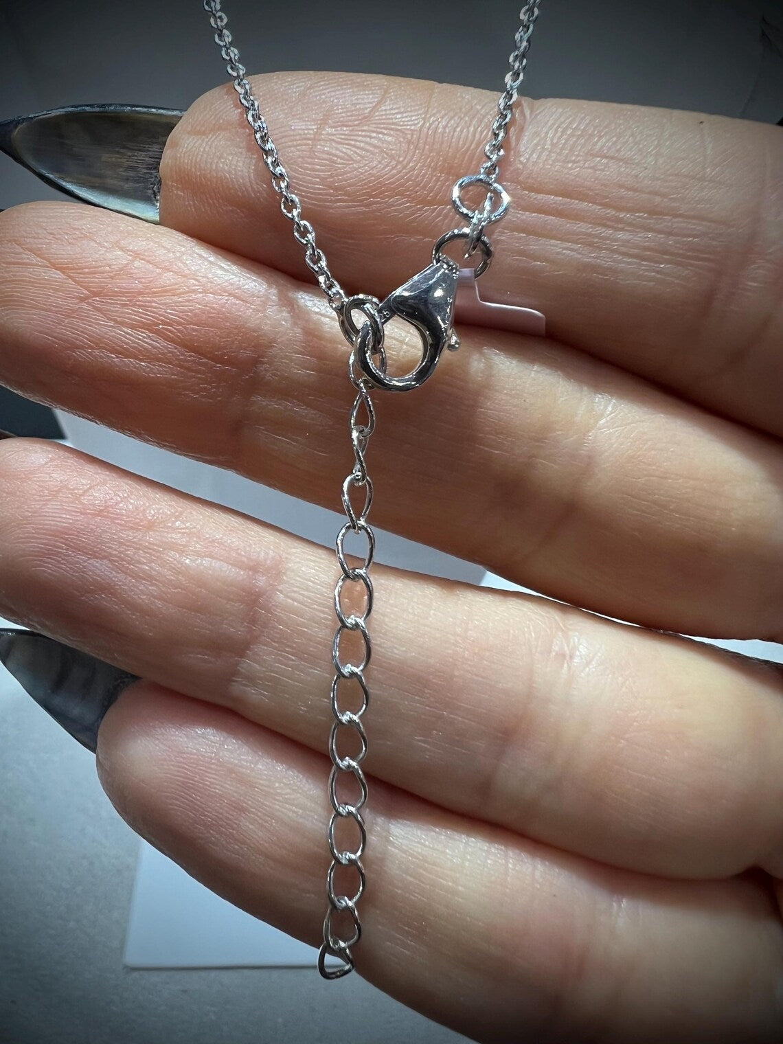 Diamond Multi Layered Charm Necklace 2.81 Carats with Heart, Clover, and Round Diamond Charms: Sterling Silver, Lab Grown Diamonds