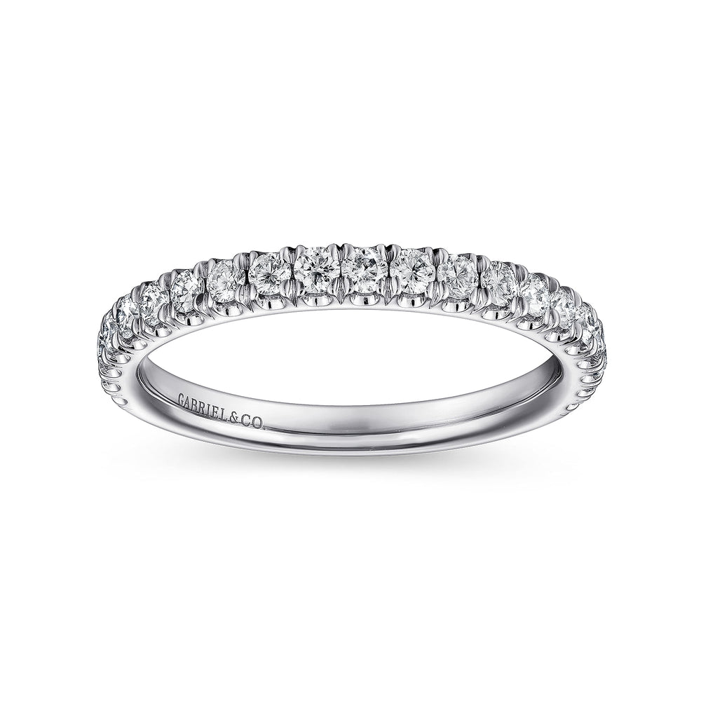 14K White Gold Matching Wedding Band