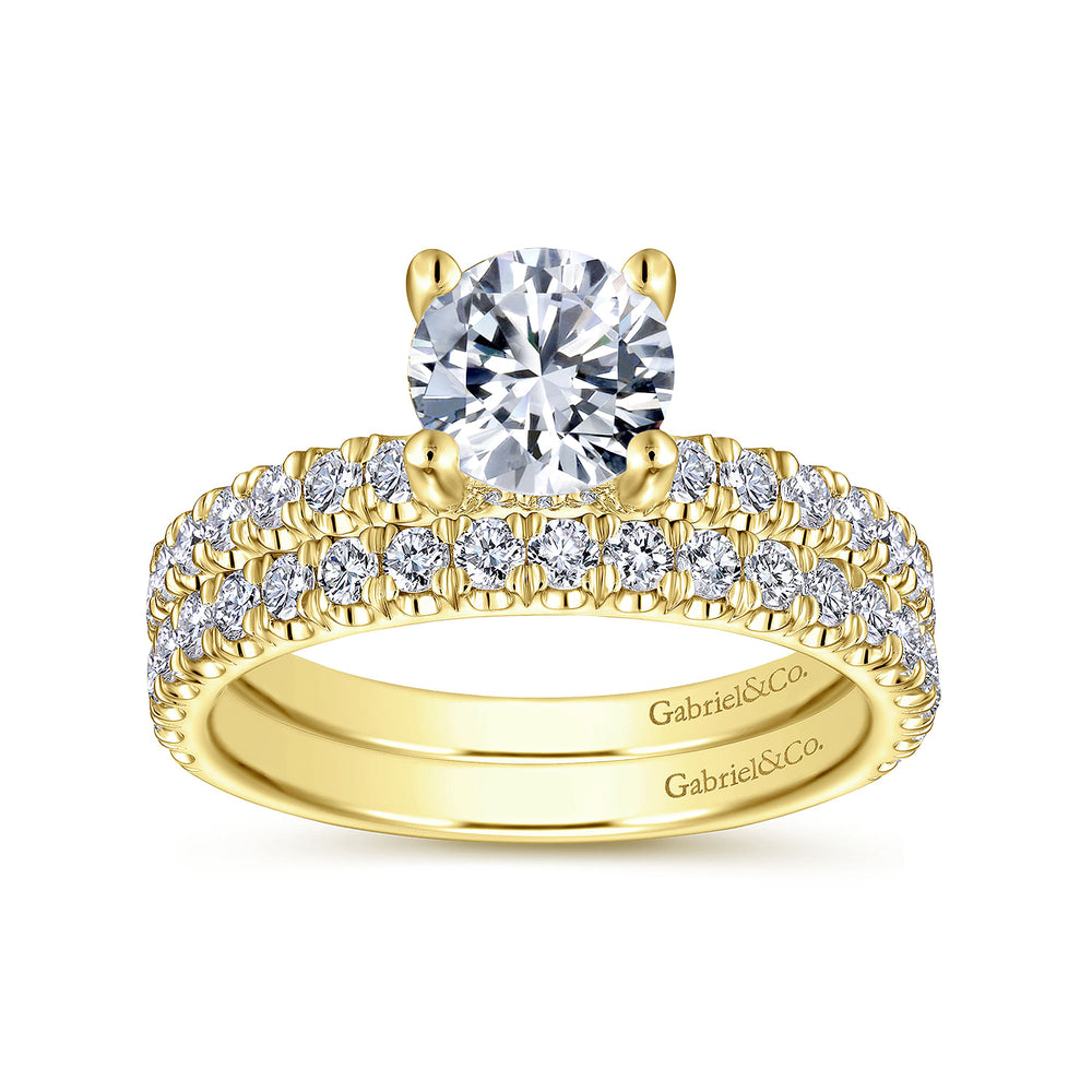 14K Yellow Gold Matching Wedding Band