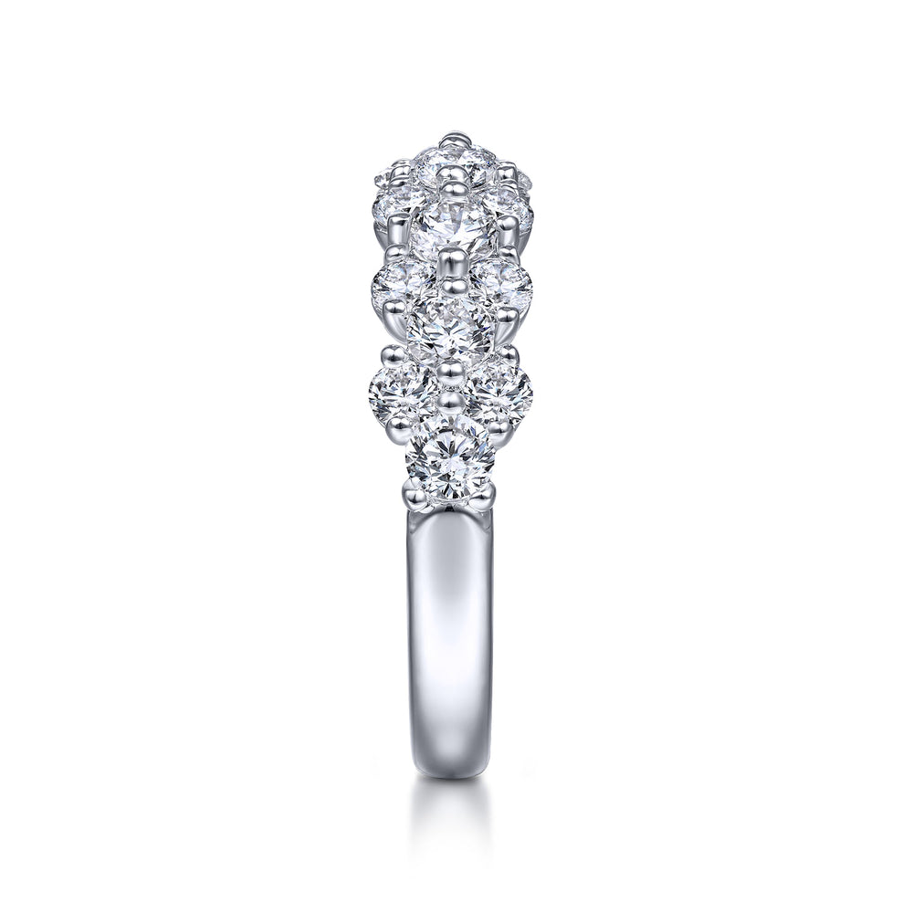 14K White Gold Matching Wedding Band