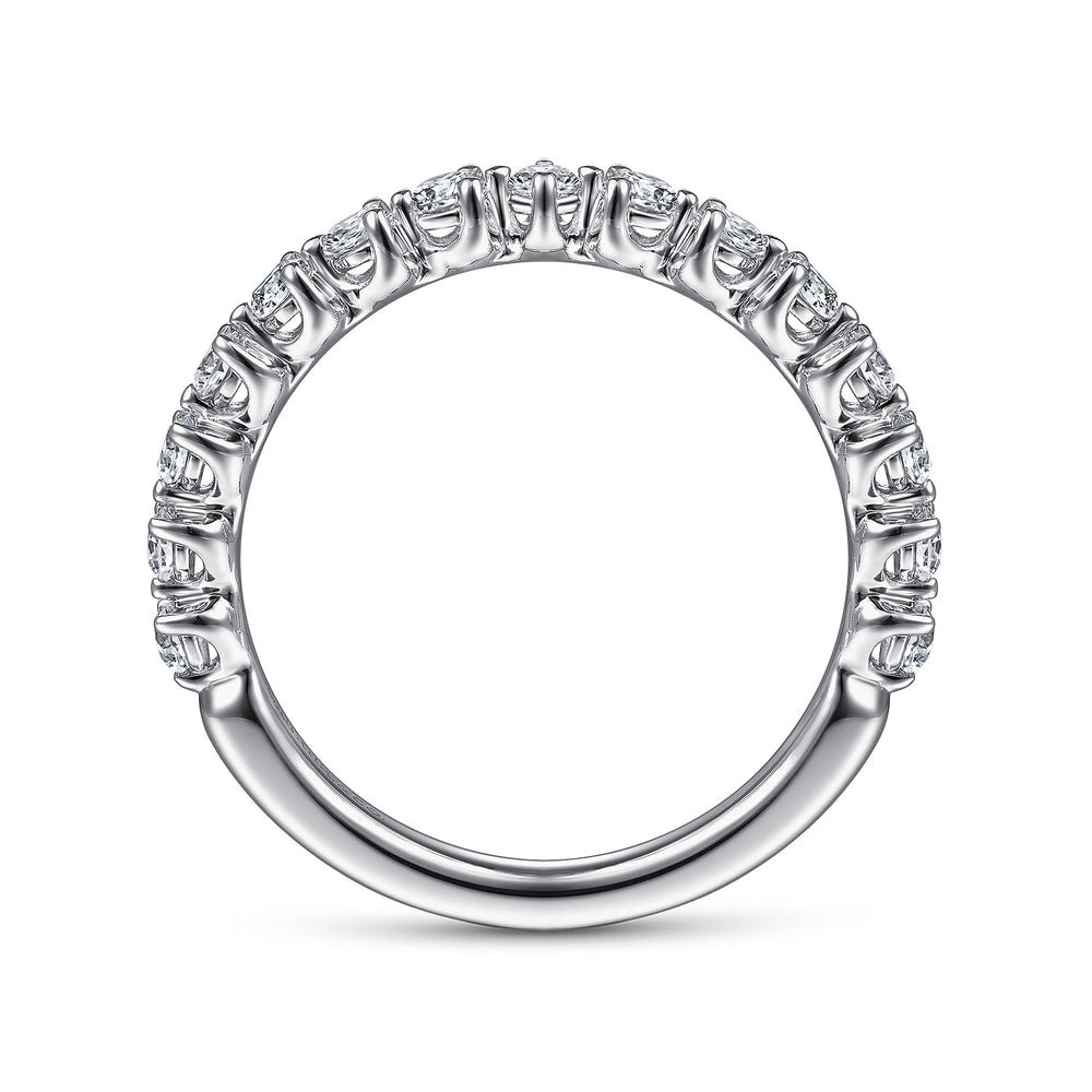 14K White Gold Diamond Matching Wedding Band