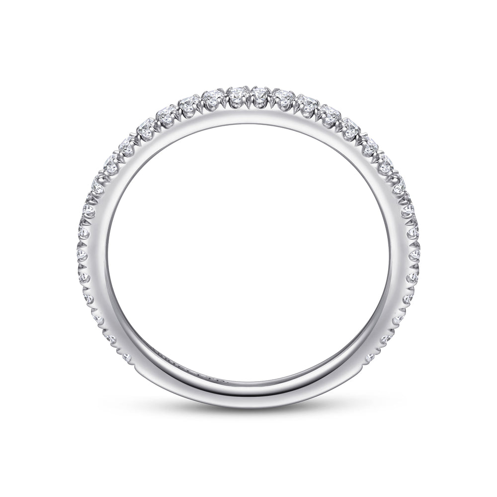18K White Gold Matching Wedding Band