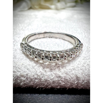 14K Diamond Band / 14K Diamond Wedding Band / Verragio Diamond Band / Diamond 0.40CT Wedding Band / Verragio Renaissance Diamond Ring