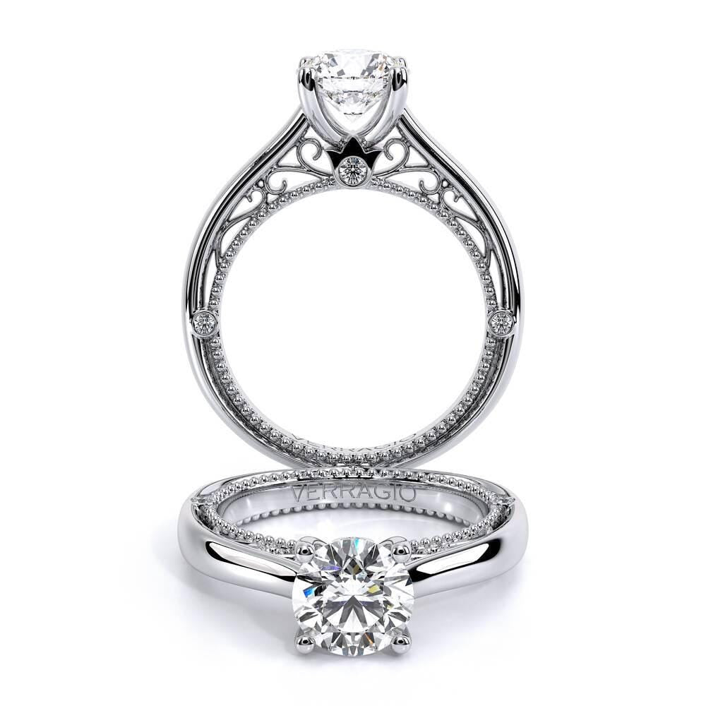 18K Verragio Engagement Ring / 1.00 Carat Lab Grown Diamond Engagement Ring / Verragio Venetian Engagement Ring / Lab Grown Engagement Ring