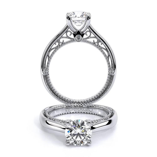 18K Verragio Engagement Ring / 1.00 Carat Lab Grown Diamond Engagement Ring / Verragio Venetian Engagement Ring / Lab Grown Engagement Ring