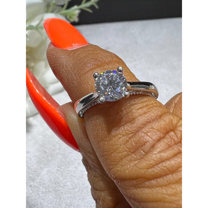 18K Verragio Engagement Ring / 1.00 Carat Lab Grown Diamond Engagement Ring / Verragio Venetian Engagement Ring / Lab Grown Engagement Ring