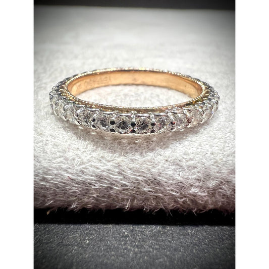 14K Diamond Eternity Band / 14K Diamond Wedding Band / Verragio Diamond Band / Diamond 0.90CT Wedding Band / Verragio DISCOUNT Diamond BAND