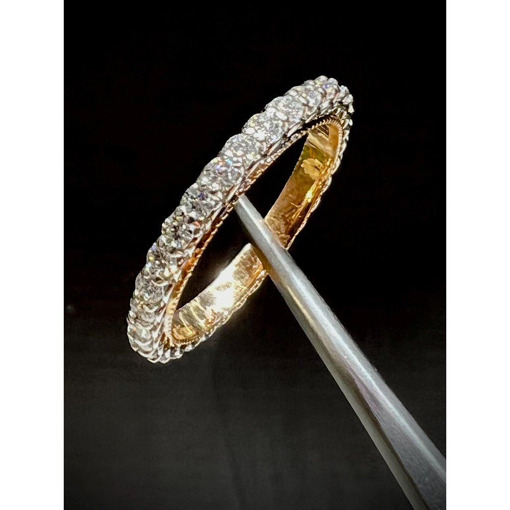 14K Diamond Eternity Band / 14K Diamond Wedding Band / Verragio Diamond Band / Diamond 0.90CT Wedding Band / Verragio DISCOUNT Diamond BAND