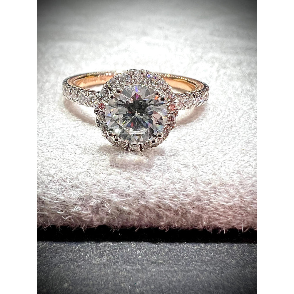 14K Diamond Engagement Ring / DISCOUNT Verragio Ring / Verragio Tradition Engagement Ring / Lab Grown Certified Diamond Engagement Ring