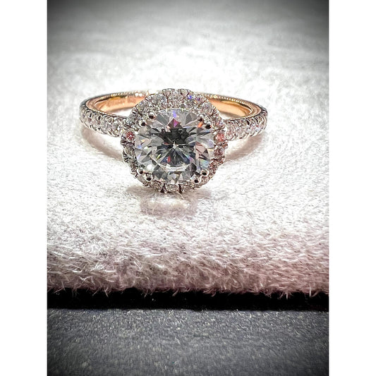 14K Diamond Engagement Ring / DISCOUNT Verragio Ring / Verragio Tradition Engagement Ring / Lab Grown Certified Diamond Engagement Ring