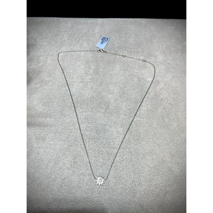 14K Diamond Starburst Necklace / Diamond Starburst Necklace / 14K Diamond Necklace / Diamond Layering Necklace / Diamond Starburst Pendant