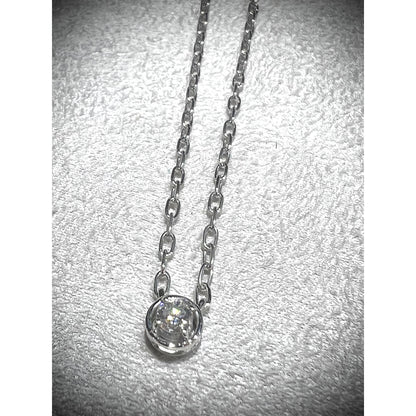 Multi-Shape Diamond Solitaire Necklaces/ Diamond Solitaire Necklaces / Round Diamond Necklace / Diamond Heart Necklace / Diamond Pendants