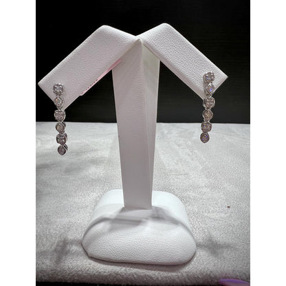 Diamond Dangle Earrings/ 1/2 Carat Diamond Earrings/ 1/2 Carat Diamond Dangle Earrings/ Diamond Earrings/ Dangle Earrings