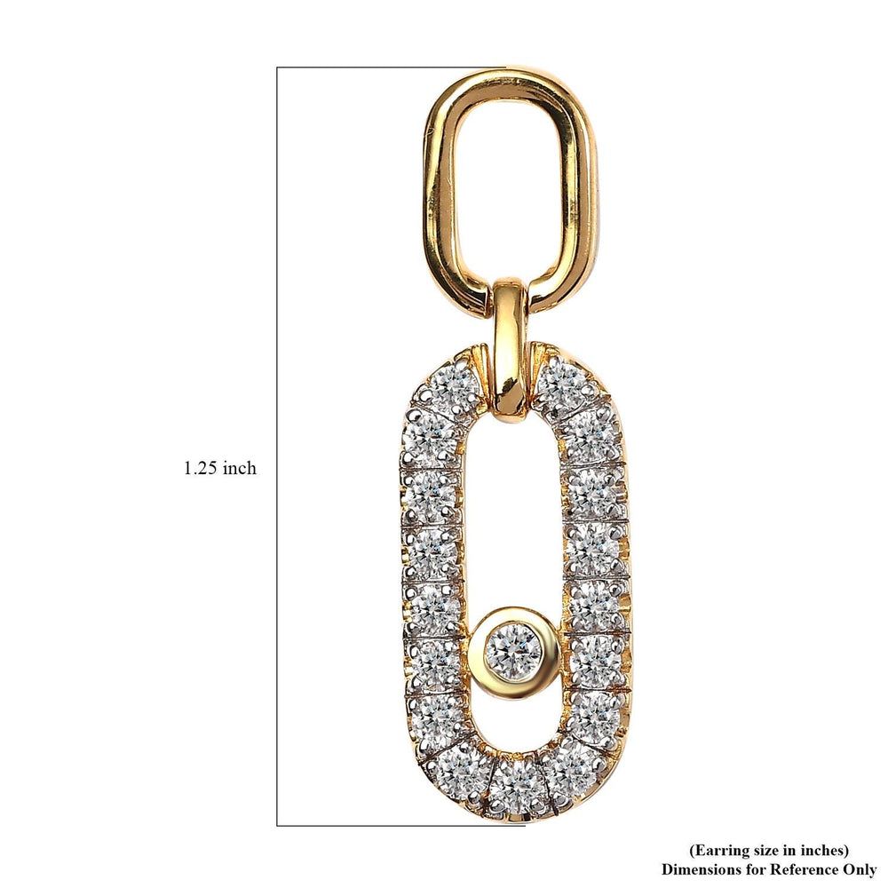 Diamond Pendant/ Oval Diamond Necklace/ Gold Diamond Necklace/ Gold Diamond Pendant / Diamond Necklace 0.68 carats/ Oval Design Necklace