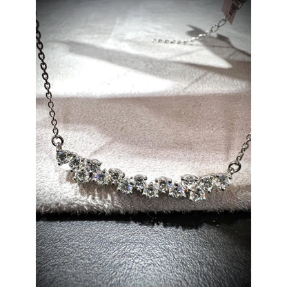 Diamond Bar Necklace / Diamond Necklace / Diamond 1.10 Carat Necklace / Diamond Bar / Diamond Pendant