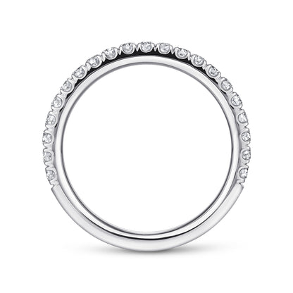14K White Gold Matching Wedding Band