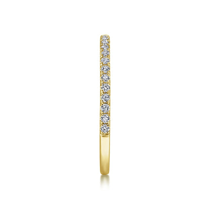 14K Yellow Gold Diamond Matching Wedding Band