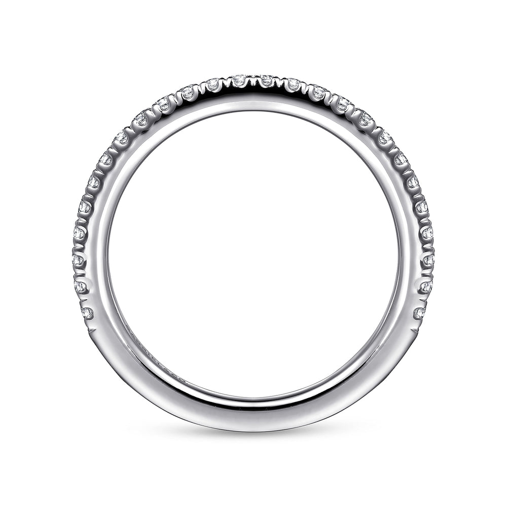 14K White Gold Diamond Matching Wedding Band