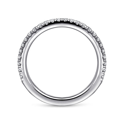 14K White Gold Diamond Matching Wedding Band