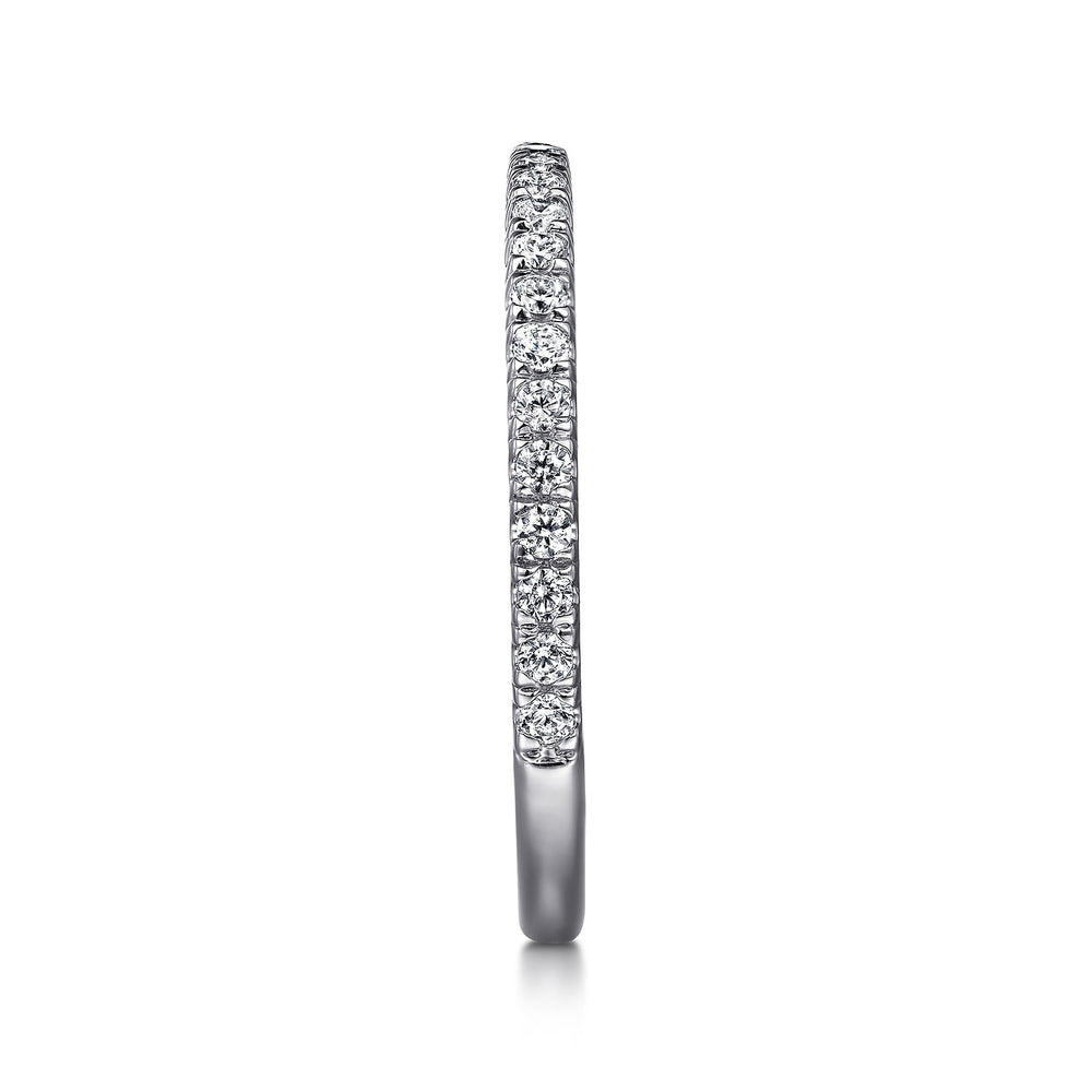 14K White Gold Diamond Matching Wedding Band