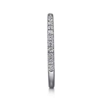 14K White Gold Diamond Matching Wedding Band