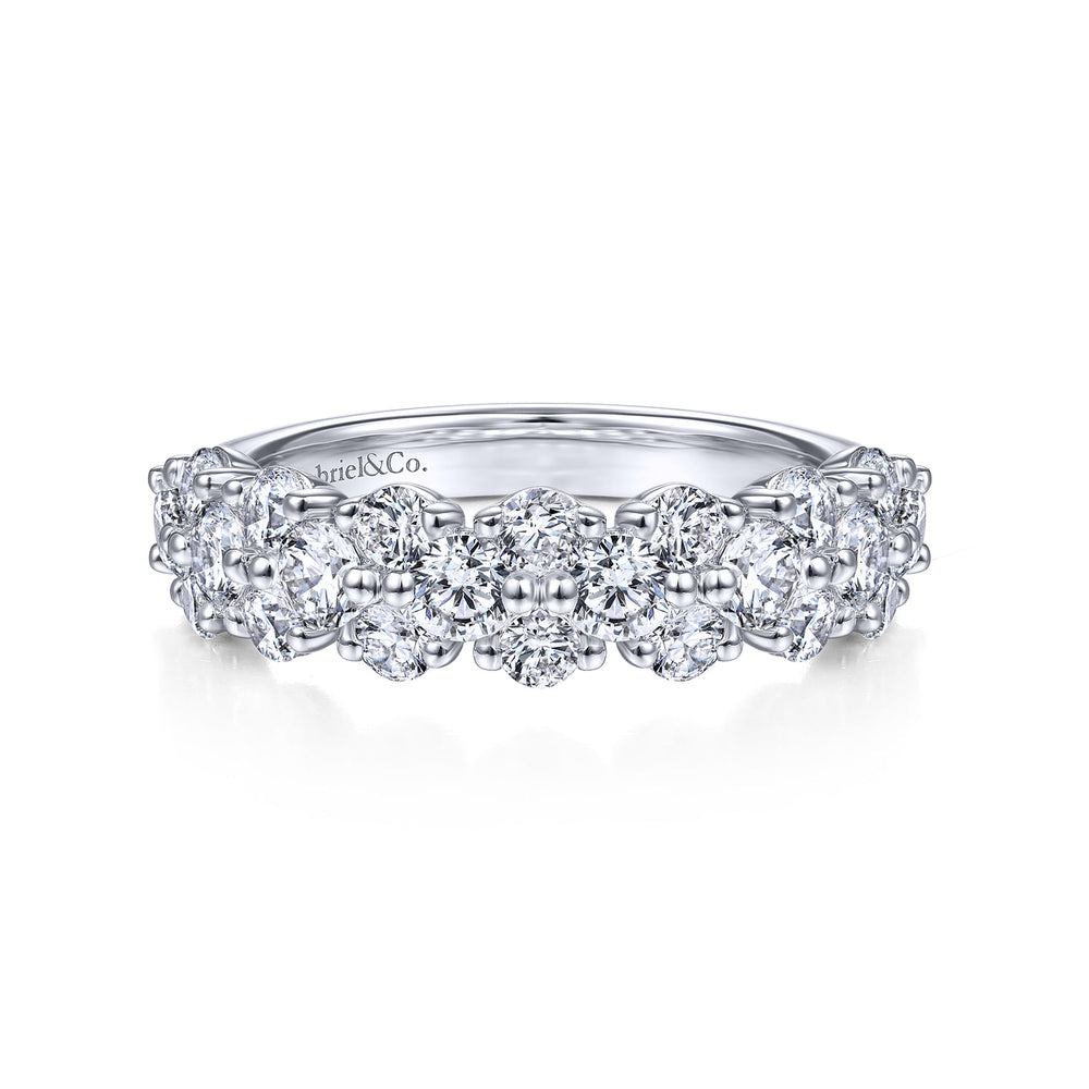14K White Gold Matching Wedding Band