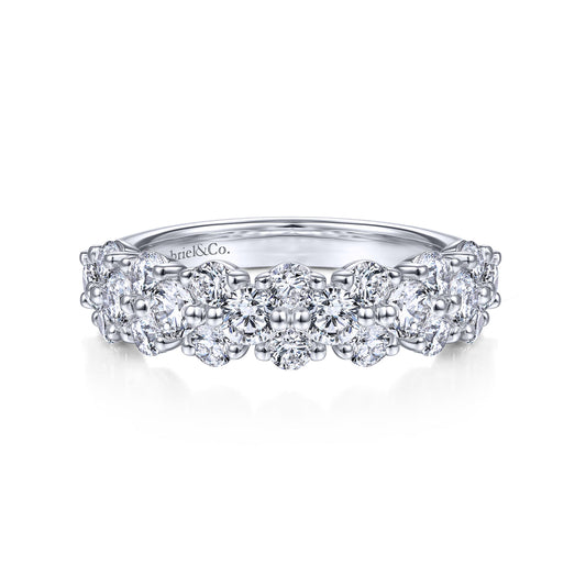 14K White Gold Matching Wedding Band