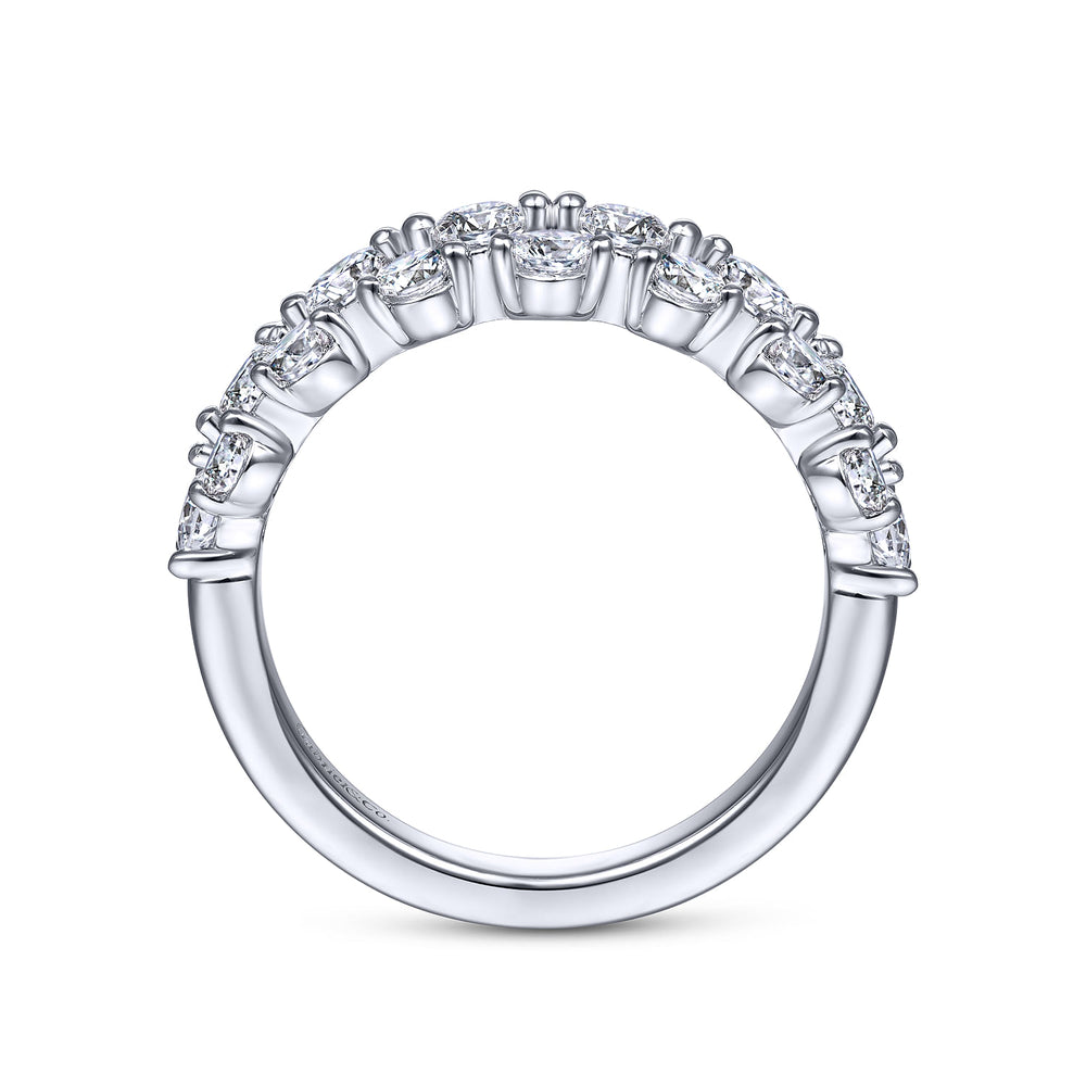 14K White Gold Matching Wedding Band