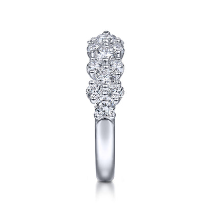 14K White Gold Matching Wedding Band