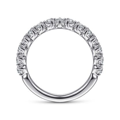 14K White Gold Diamond Matching Wedding Band