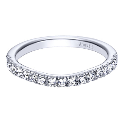 18K White Gold   Matching Wedding Band