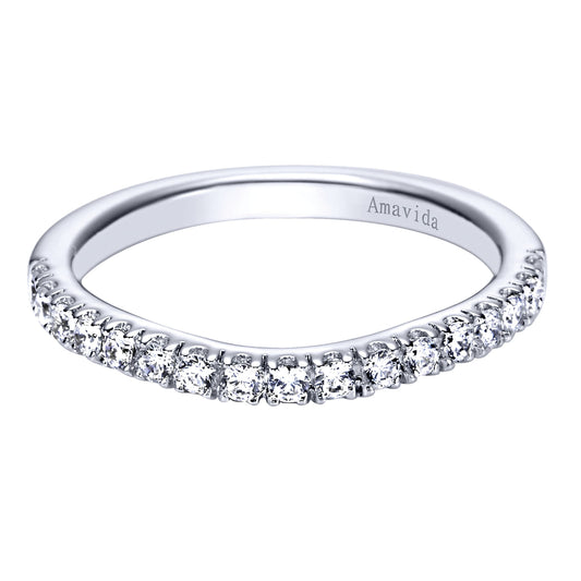 18K White Gold   Matching Wedding Band