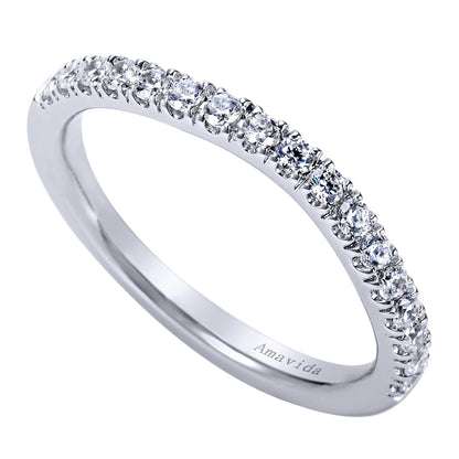 18K White Gold   Matching Wedding Band