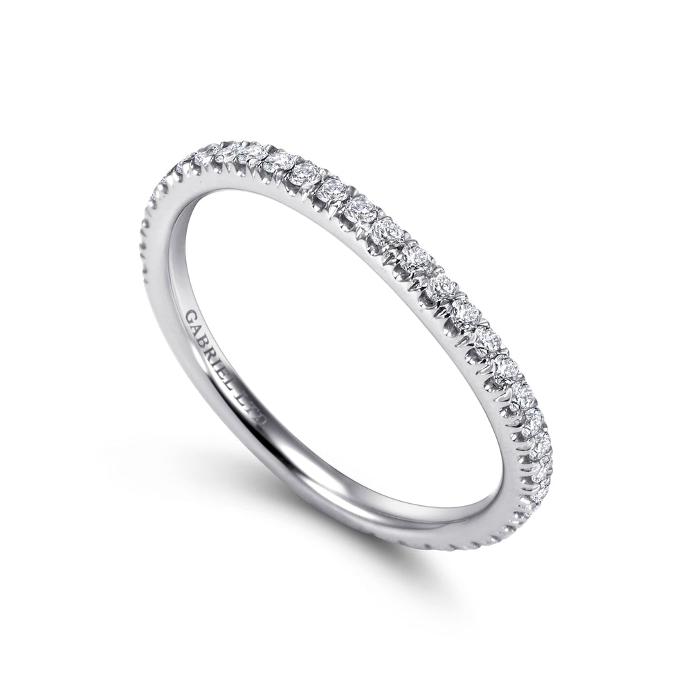 18K White Gold  Matching Wedding Band