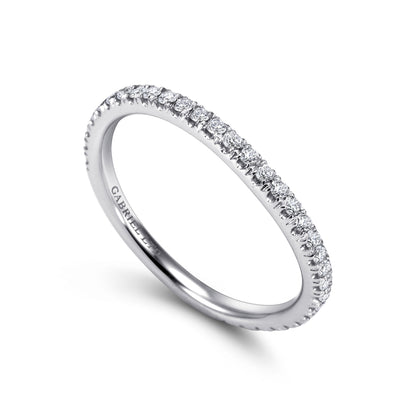 18K White Gold  Matching Wedding Band