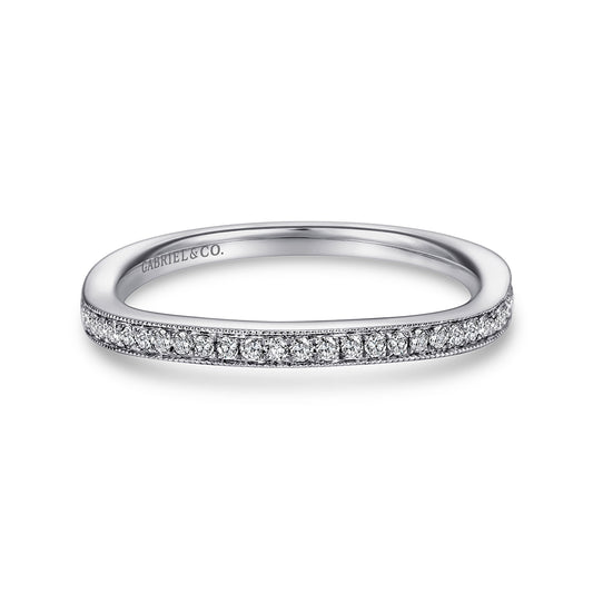 18K White Gold  Matching Wedding Band