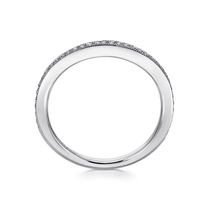 18K White Gold  Matching Wedding Band